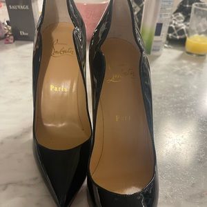 Hot chick red bottom 100 mm pumps